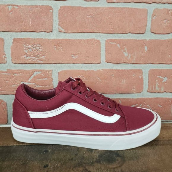 vans old skool maroon
